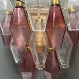 Murano Glass Poliedri Sconces, Italy, 1980s - Set of 2