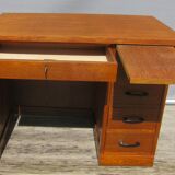 Student desk 1950 black bakelite handles