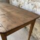 Antique wooden table with tapered legs – 200 cm