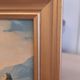 Gilded wall frame 15.5 x 19.5 cm, reproduction "the harvest" or "autumn" by goya