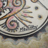 Faience Quimper plate signed Paul Fouillen