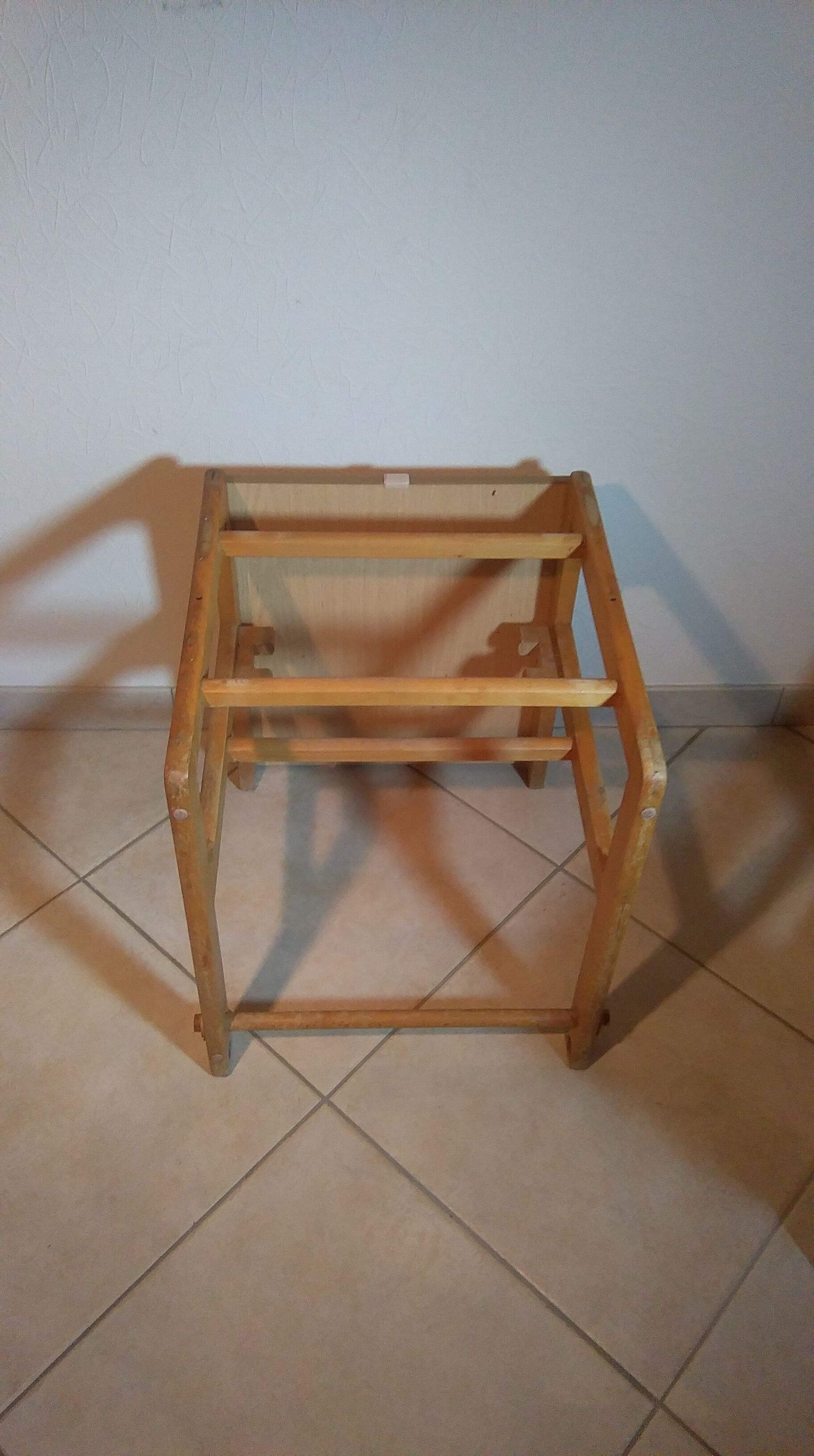 Chaise haute modulable des années 70