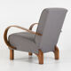 Fauteuil Tchécoslovaque vintage années 60