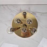 6 Light Flush-Mount Attributed to Gaetano Scioliari for Boulanger, Italy