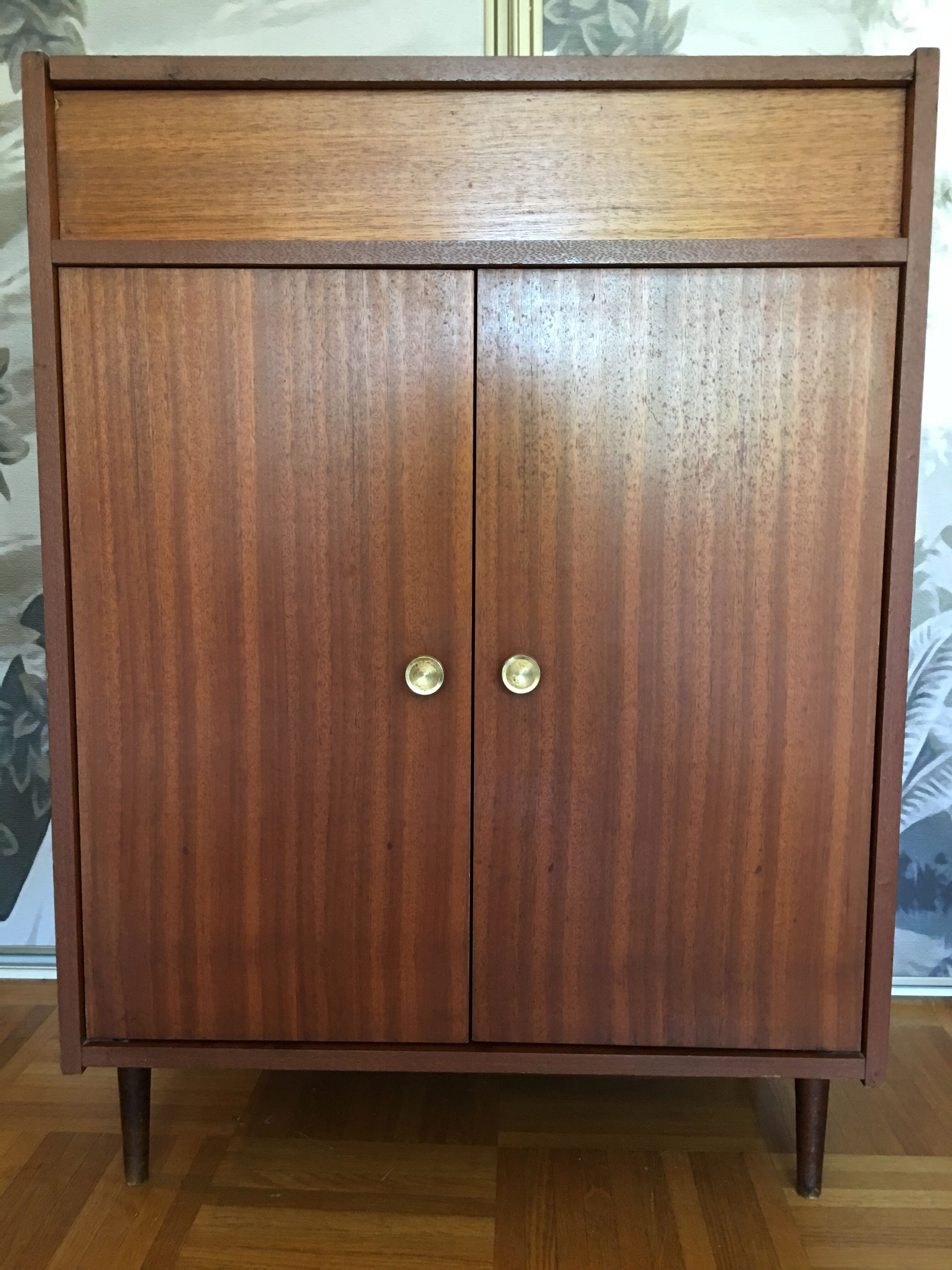 Vintage shoe cabinet