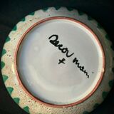 4 assiettes creuses Vallauris