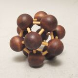 Wooden geographical sculpture 70s