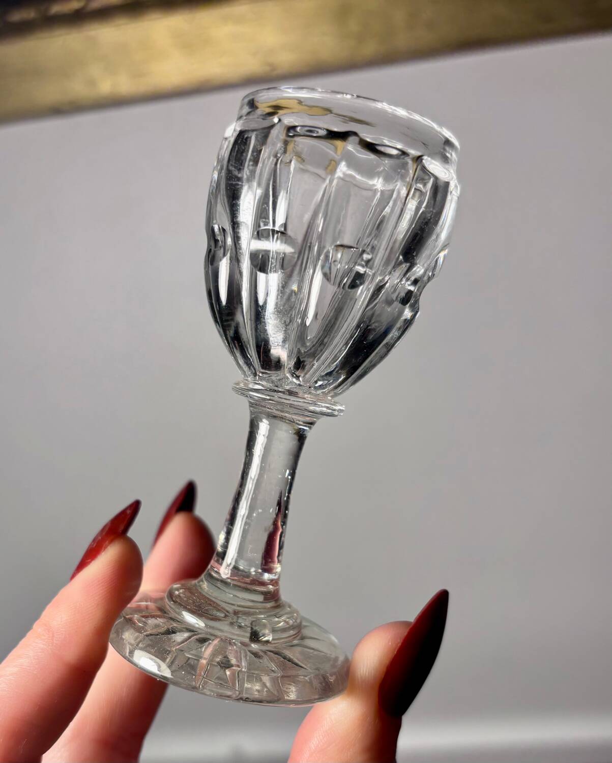 Cabaret set Baccarat 8 glasses and silver plated tray