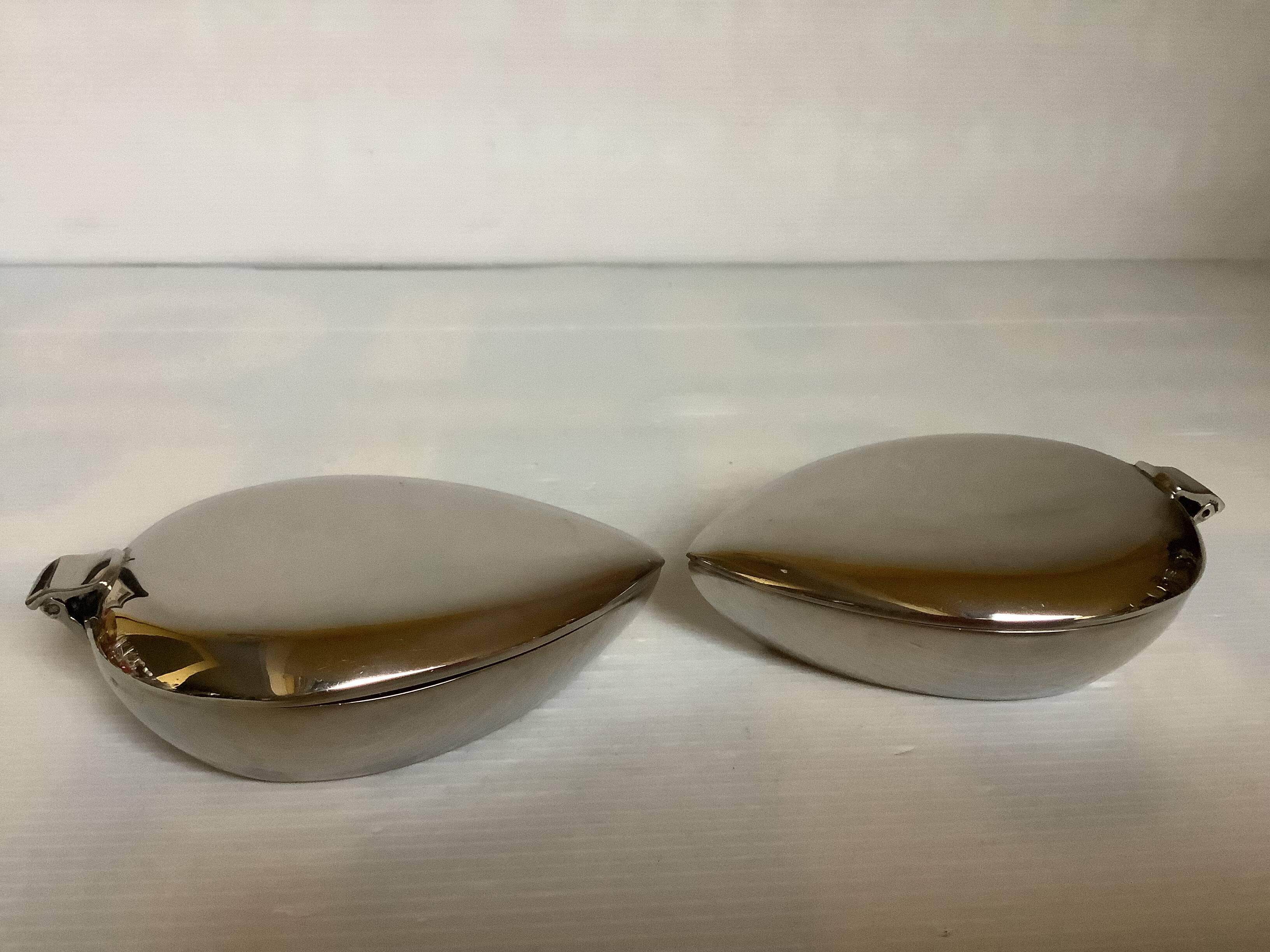 Paire de bougeoirs style Magnus Löfgren scandinave