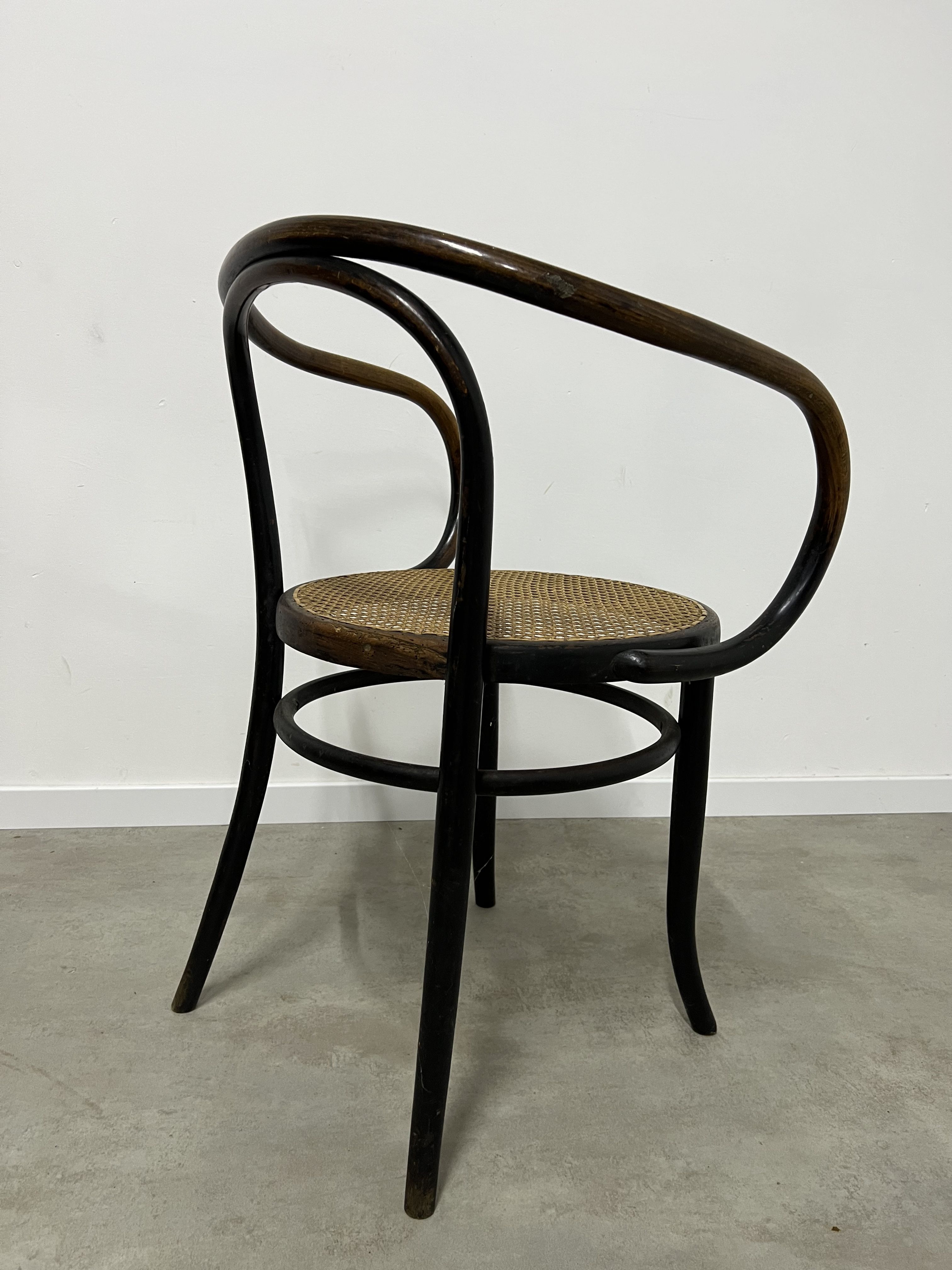 Old bentwood office chair Fischel 1930s
