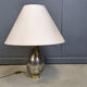 Vintage pewter table lamp, 1970s