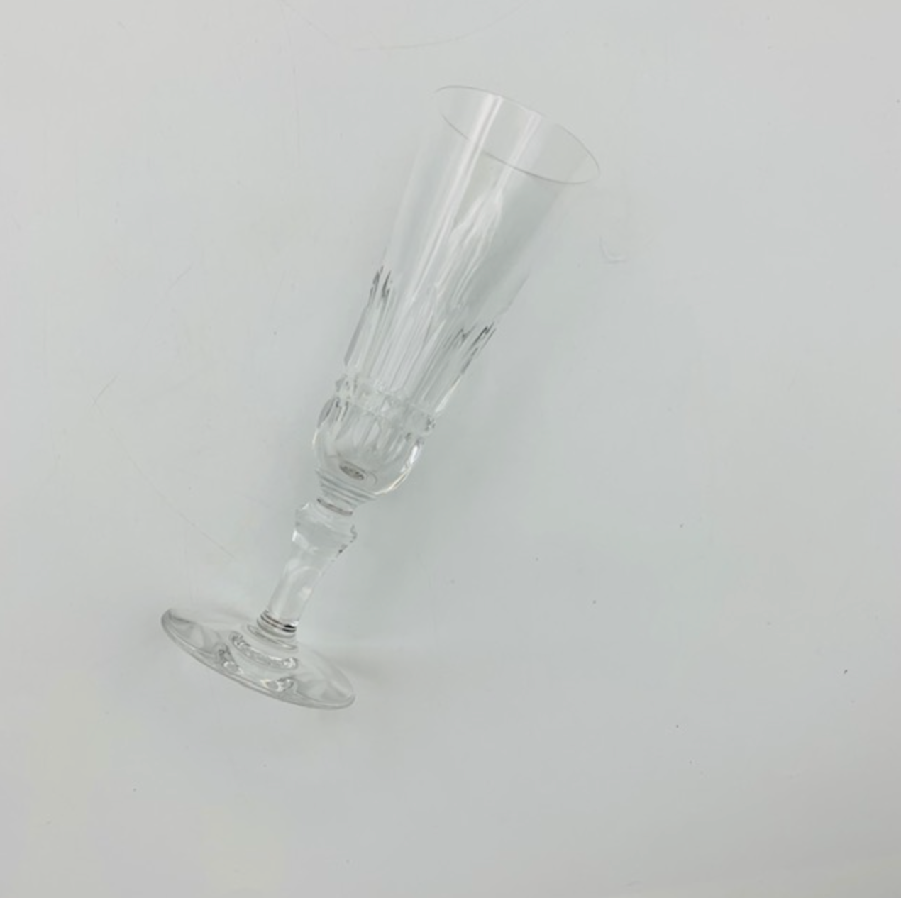 Baccarat crystal champagne flutes