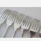 Christofle 12 silver metal table forks