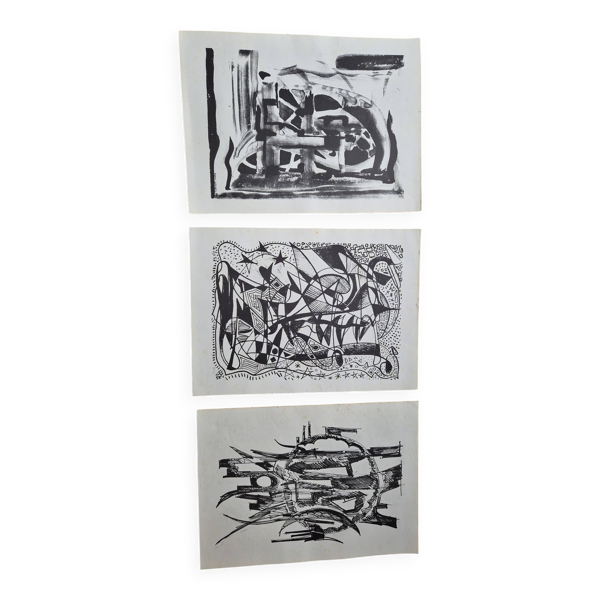 Lot de lithographie 1950 — Beyit