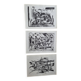 Lot de lithographie 1950