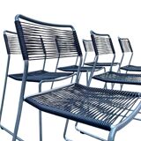 Set of 6 Melker "spaghetti" chairs by Lisa Norinder for Ikea 1990