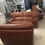 Roche & Bobois leather lounge set