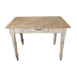 Vintage 1-drawer wooden table
