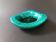 Turquoise glazed ceramic catchall by Giraud Vallauris 1960