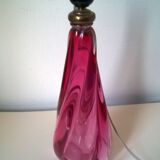 Crystal lamp Val Saint Lambert (Belgium, c. 1980)