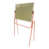 Red easel board