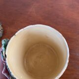 Pots in slurry flowers in relief