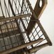 Garden bird cage 19th in zinc and wood
