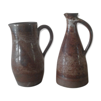 Lot 2 ceramic pitchers
