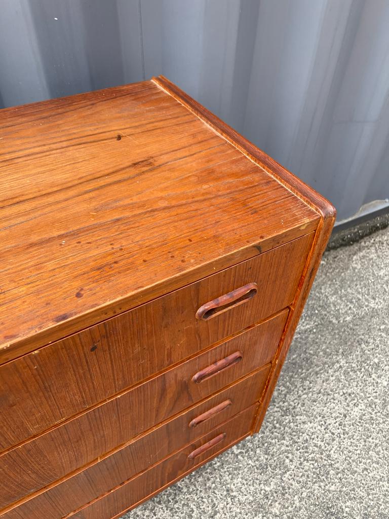 Scandinavian teak chest of drawers