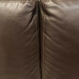 Canape convertible Vibieffe squadroletto 2020 brown leather