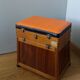 Coffre de rangement, tabouret de pêcheur