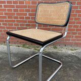 Cesca design chair b32 model black and chrome