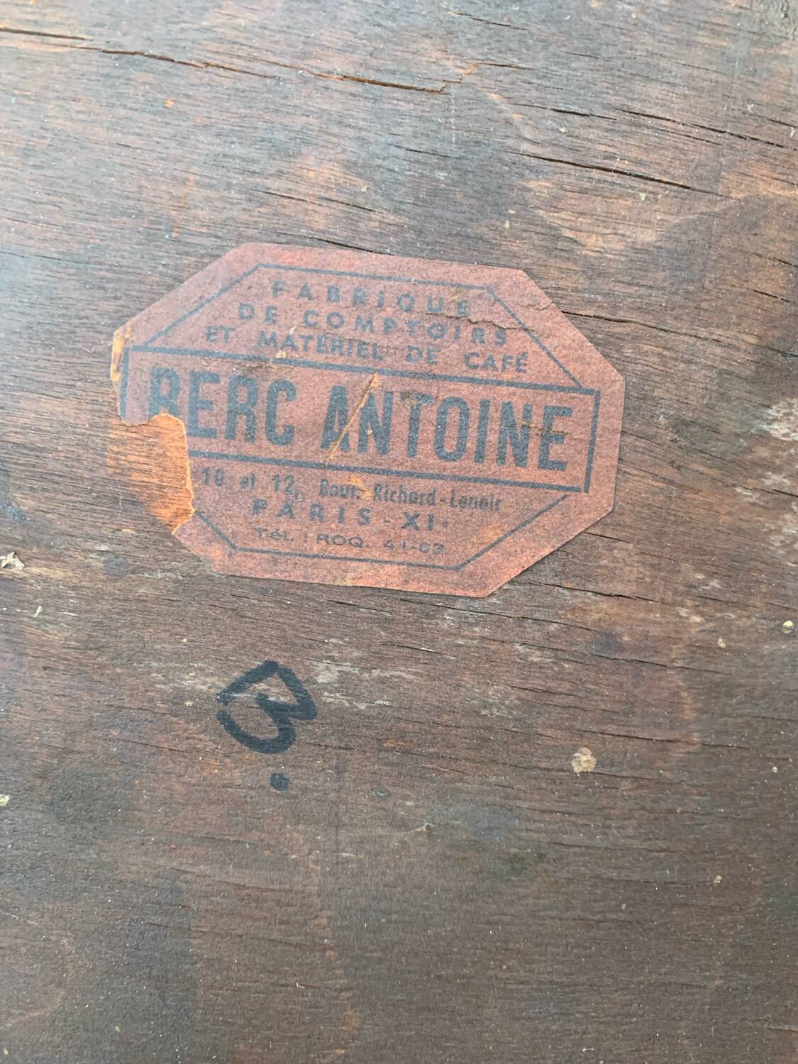 Antoine Bec bistro chair