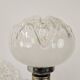 Mid-Century Murano Glass Floor Lamp in Wood and Metal with 3 Light Points