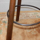 Pair tripod bar stool vintage scandinavian design