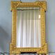 Bevelled gold mirror