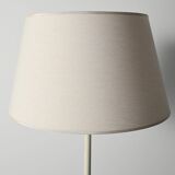 Lampadaire trépied laqué blanc, années 50/60