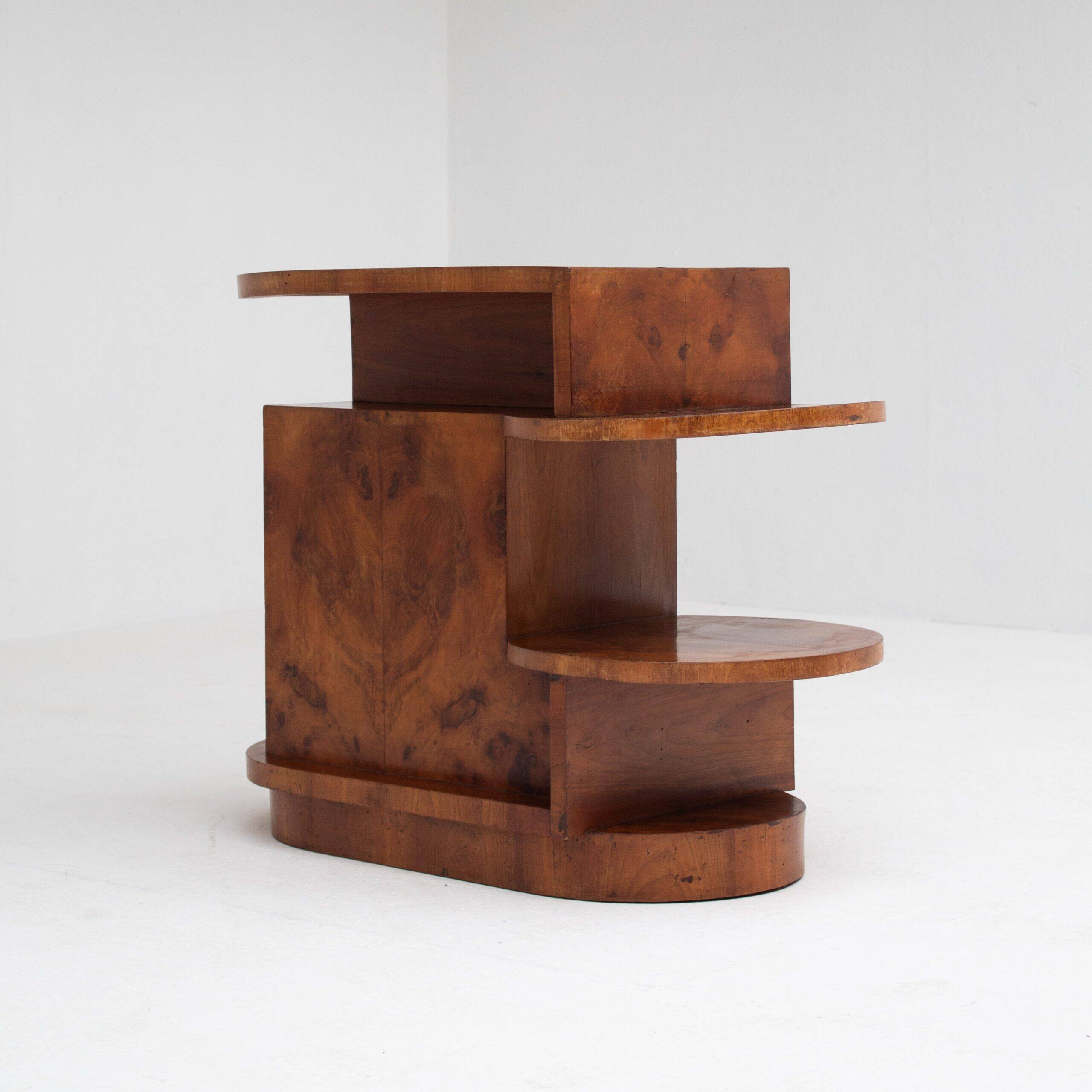 Art Deco etagere shelf unit