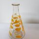 Vintage Yellow Geometric Decor Carafe 60's 70's