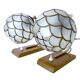Paire lampes art déco vintage