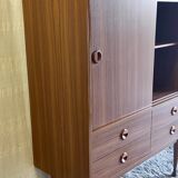 High Scandinavian style wooden buffet - 1960s/70s