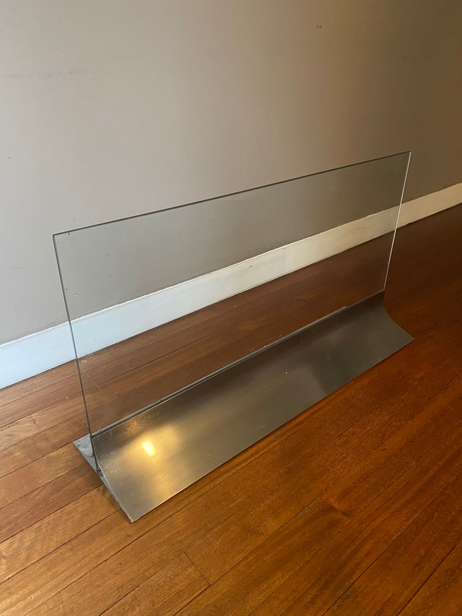 Xavier Feal's glass and steel firewall or spark arrestor
