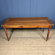 Antique cherry wood dining table, France