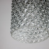 Crystal glass pendant lamp, 1960s