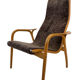 Vintage Swedish lamino armchair Yngve Ekstrom Design