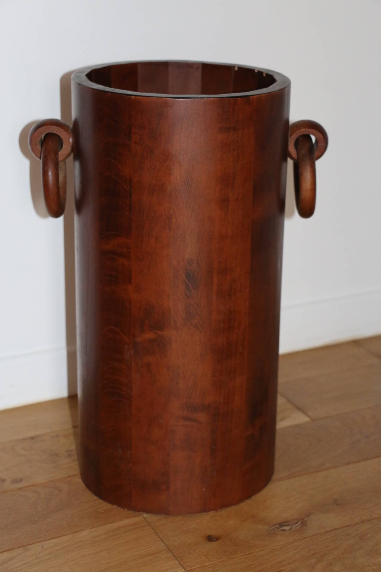Wooden umbrella stand
