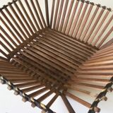 Recycle bin bamboo vintage 60