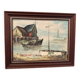 Landscape of a port