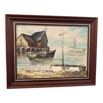 Landscape of a port