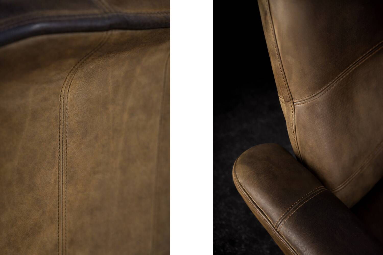 Fauteuil DS-50 vintage en cuir de buffle par De Sede